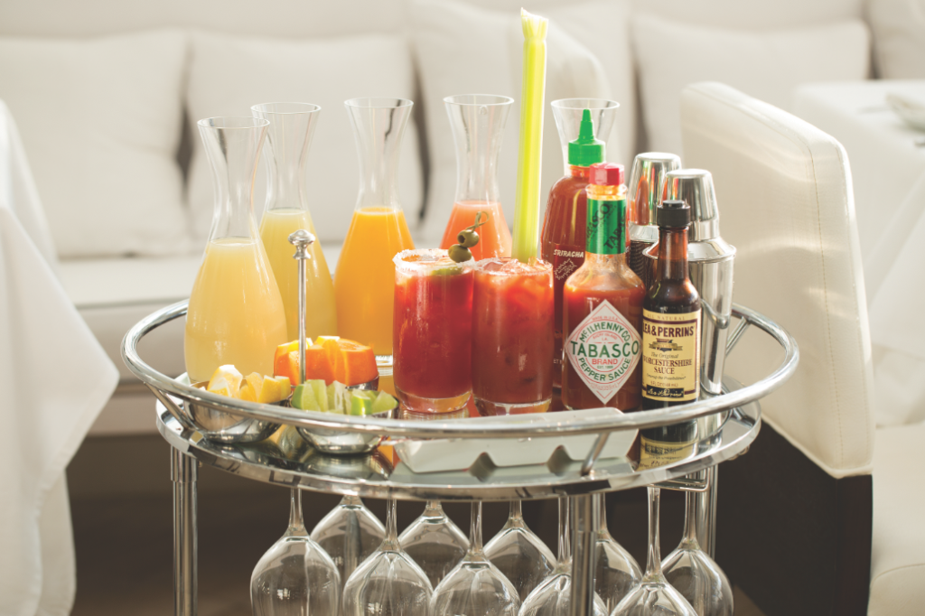 FIG & OLIVE Bloody Mary Cart