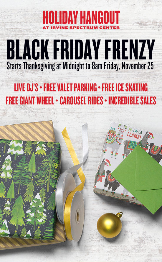 Black Friday Frenzy at Irvine Spectrum Center