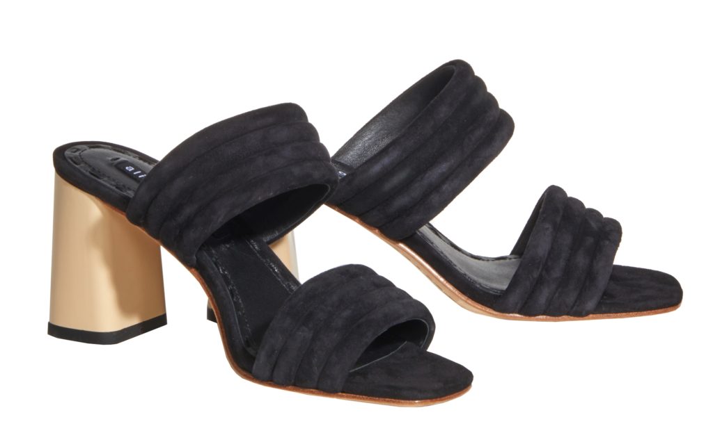 Black Colby Suede Heel ($330) by Alice + Olivia