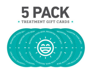 Skin Laundry 5 pack treatment of gift cards $275