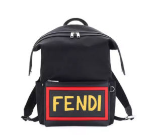 Fendi at Neiman Marcus - Vocabulary Nylon & Leather Backpack, $1,980 at Fashion Island.