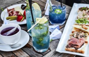 Happy Hour specials at FIG&OLIVE at Fashion Island in Newport Beach.