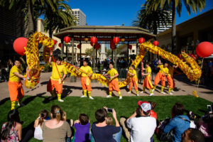 Chinese Dragon Dance at Fashion Island