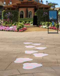 Hop on over to the Easter Bunny's spring garden at the Atrium Lawn in Fashion Island.