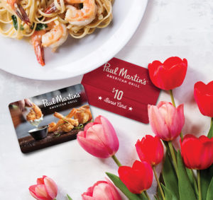 Paul Martin's American Grille Irvine Spectrum Center Father's Day Graduation Gift Card 