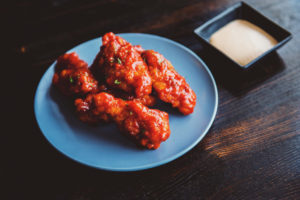 Wings at KoJa Kitchen at The Market Place in Irvine Orange County