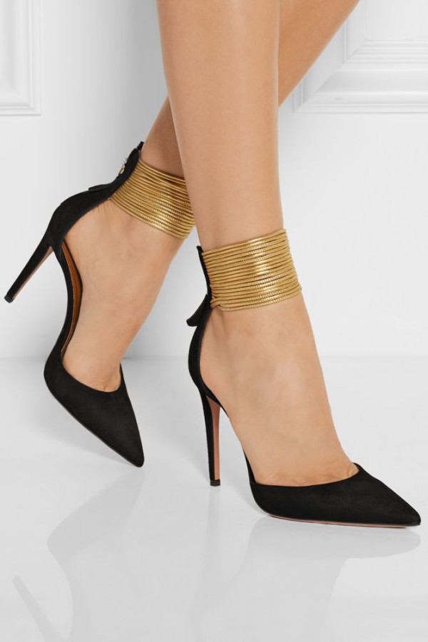 Obsessed: Aquazzura “Hello Lover” Ankle-Cuff Heels