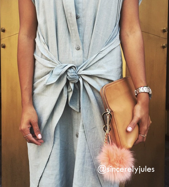 Obsessed: Chambray Shirtdress