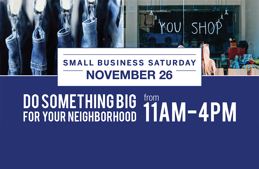 Small Business Saturday on November 26