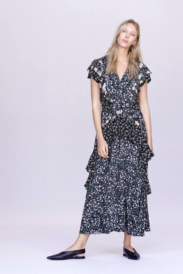 Rebecca Taylor Patched Dress Spring 2017 Trends