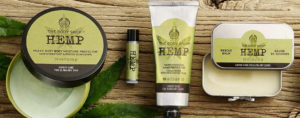 Earth Day event at the Body Shop featuring 42% off all hemp products.