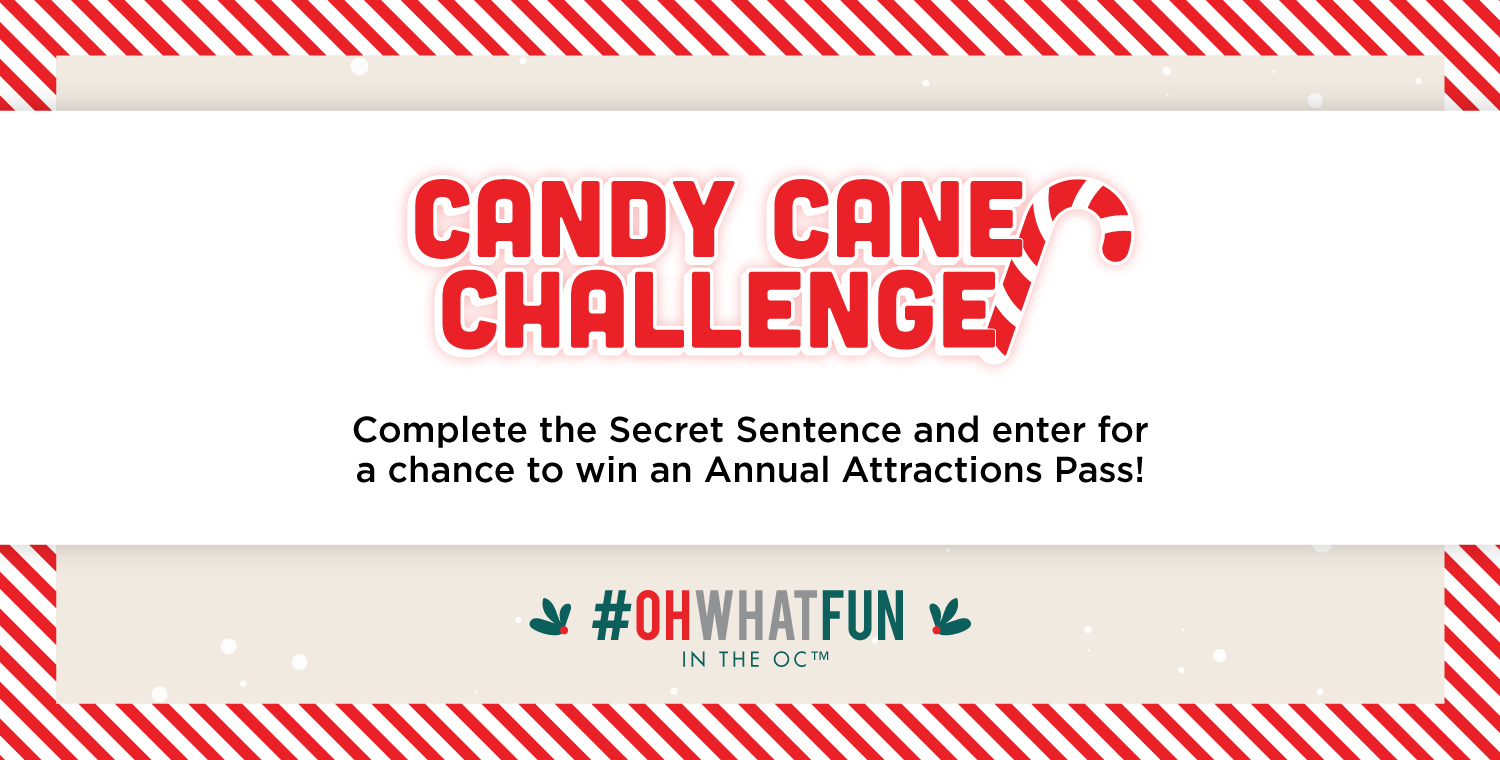 Candy Cane Challenge at Irvine Spectrum Center