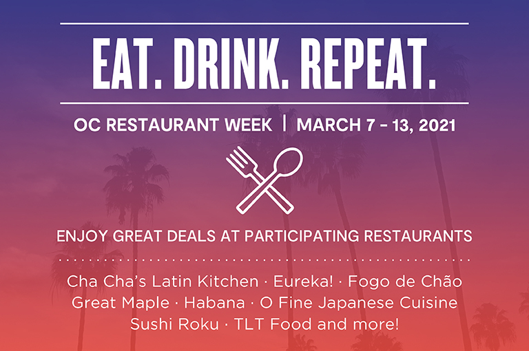 Orange County Restaurant Week Returns March 7 – 13
